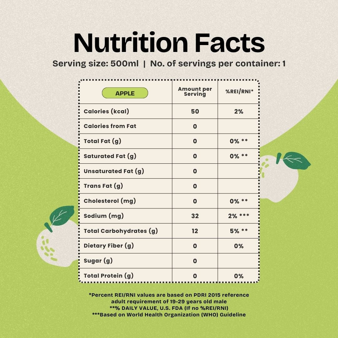 STEAV Iced Tea – Apple (500mL)