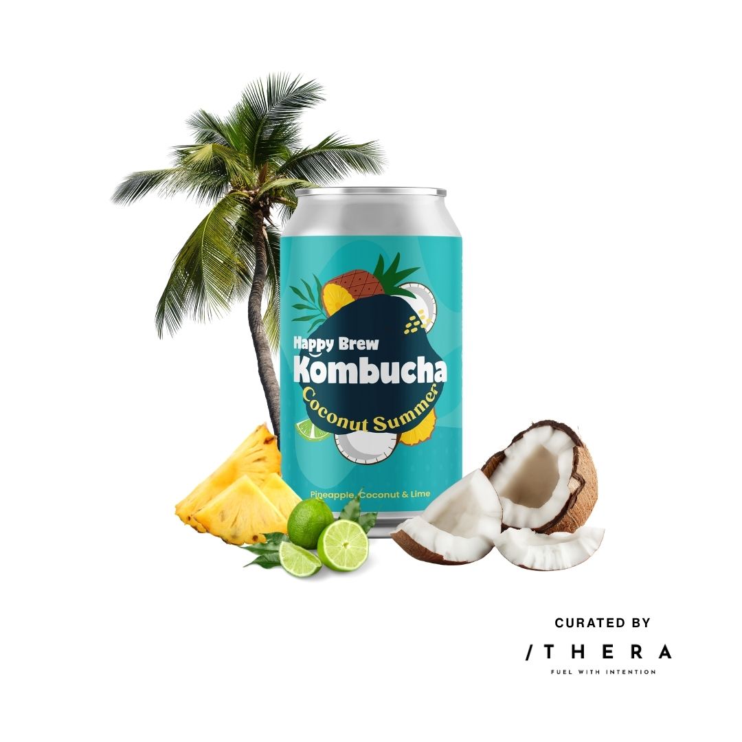 Happy Brew Kombucha - Coconut Summer 330mL