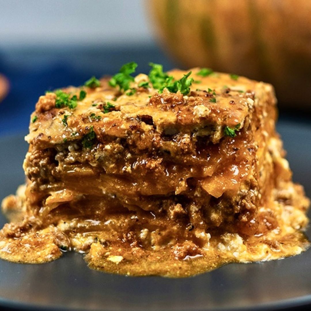 Walang gluten na Squash Lasagna Tray