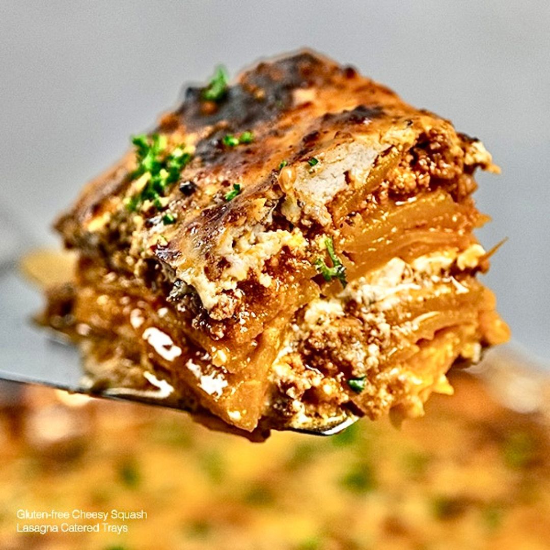 Walang gluten na Squash Lasagna Tray