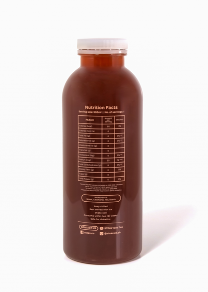 NEW! STEAV Iced Tea – Peach (500mL)