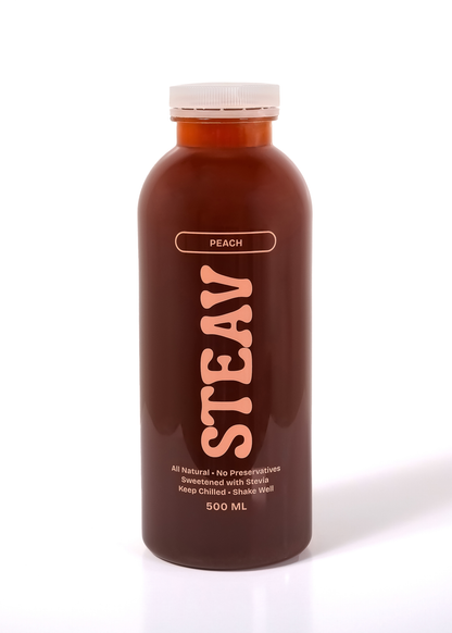 NEW! STEAV Iced Tea – Peach (500mL)